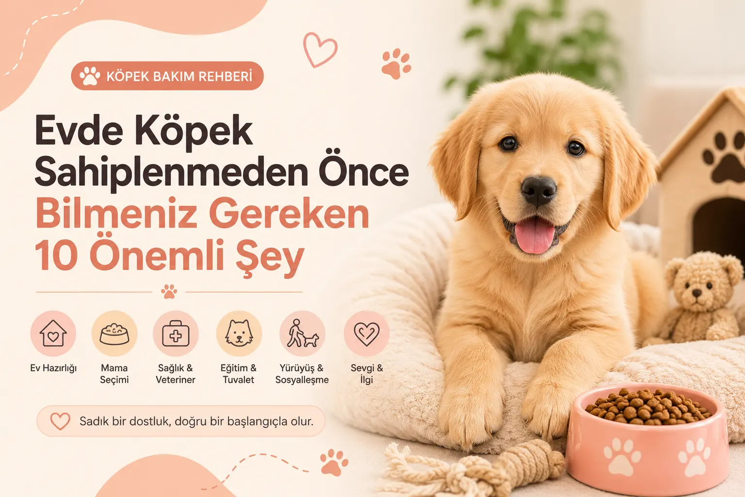 Evde Köpek Sahiplenmeden Önce Bilmeniz Gereken 10 Önemli Şey